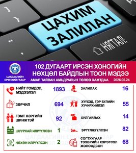 Хоногийн нөхцөл байдлын тоон мэдээ